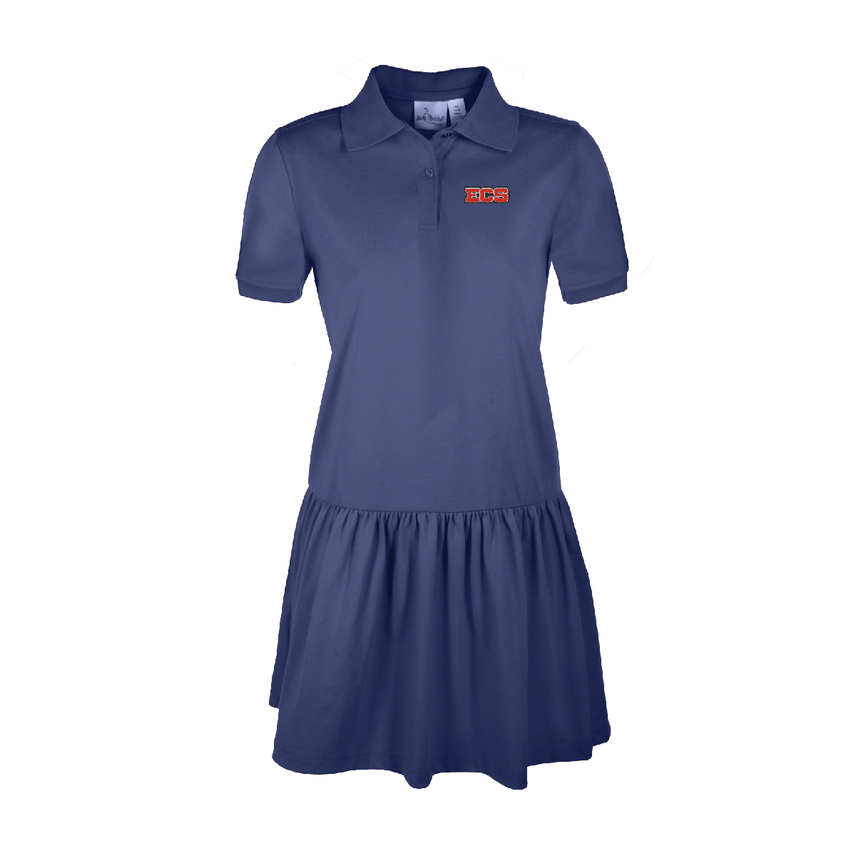 ECS Drop Waist Polo Dress