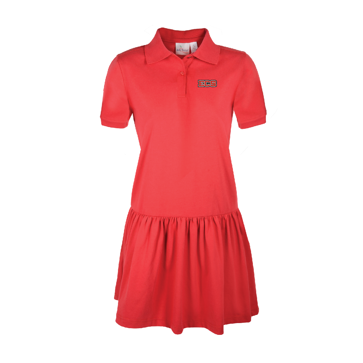 ECS Drop Waist Polo Dress