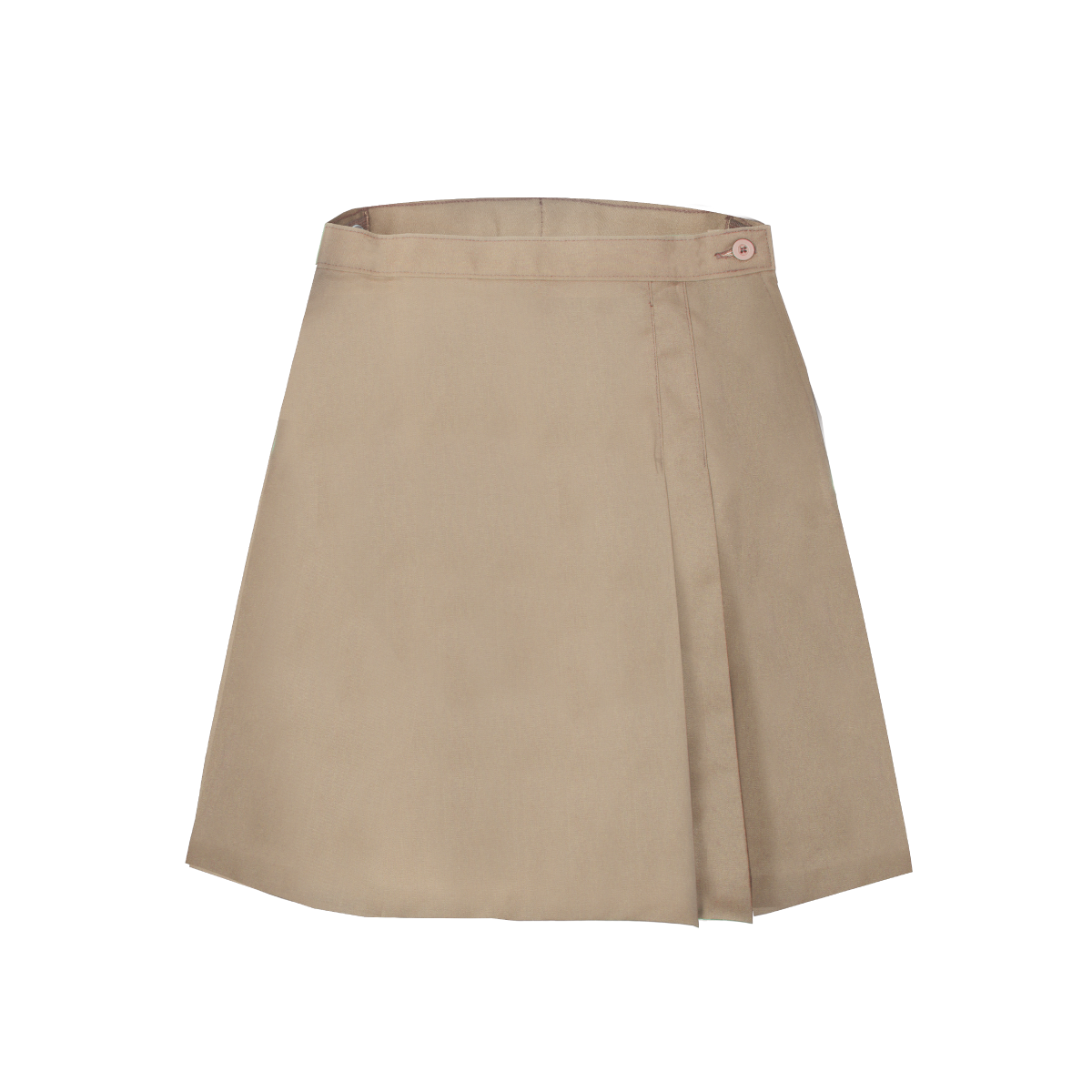 Girls Blend Double Flap Skort - Khaki