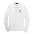 Adult Long Sleeve Pique Knit Polo