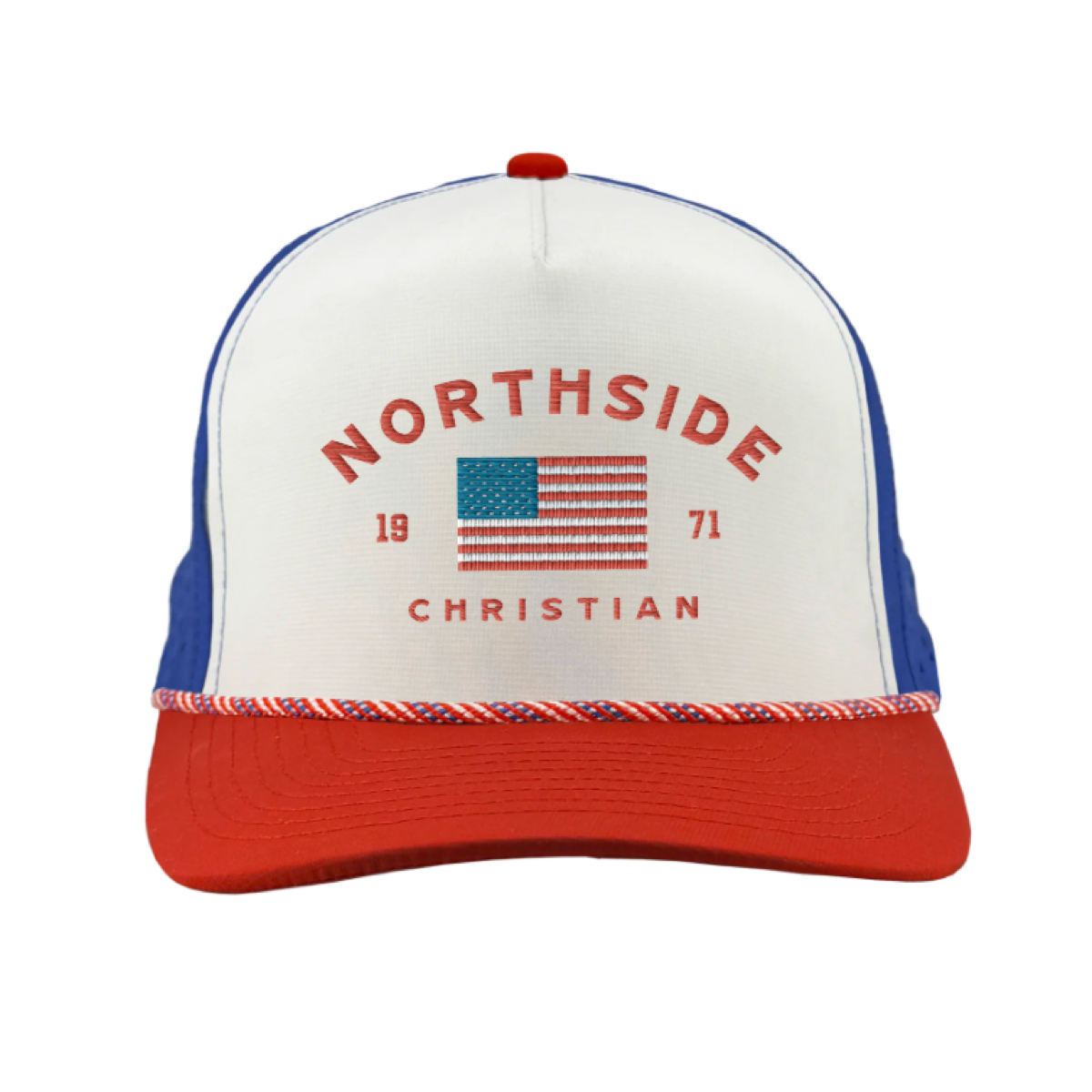 Adult American Flag Rope Hat