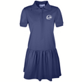 Navy Polo Dress with Logo