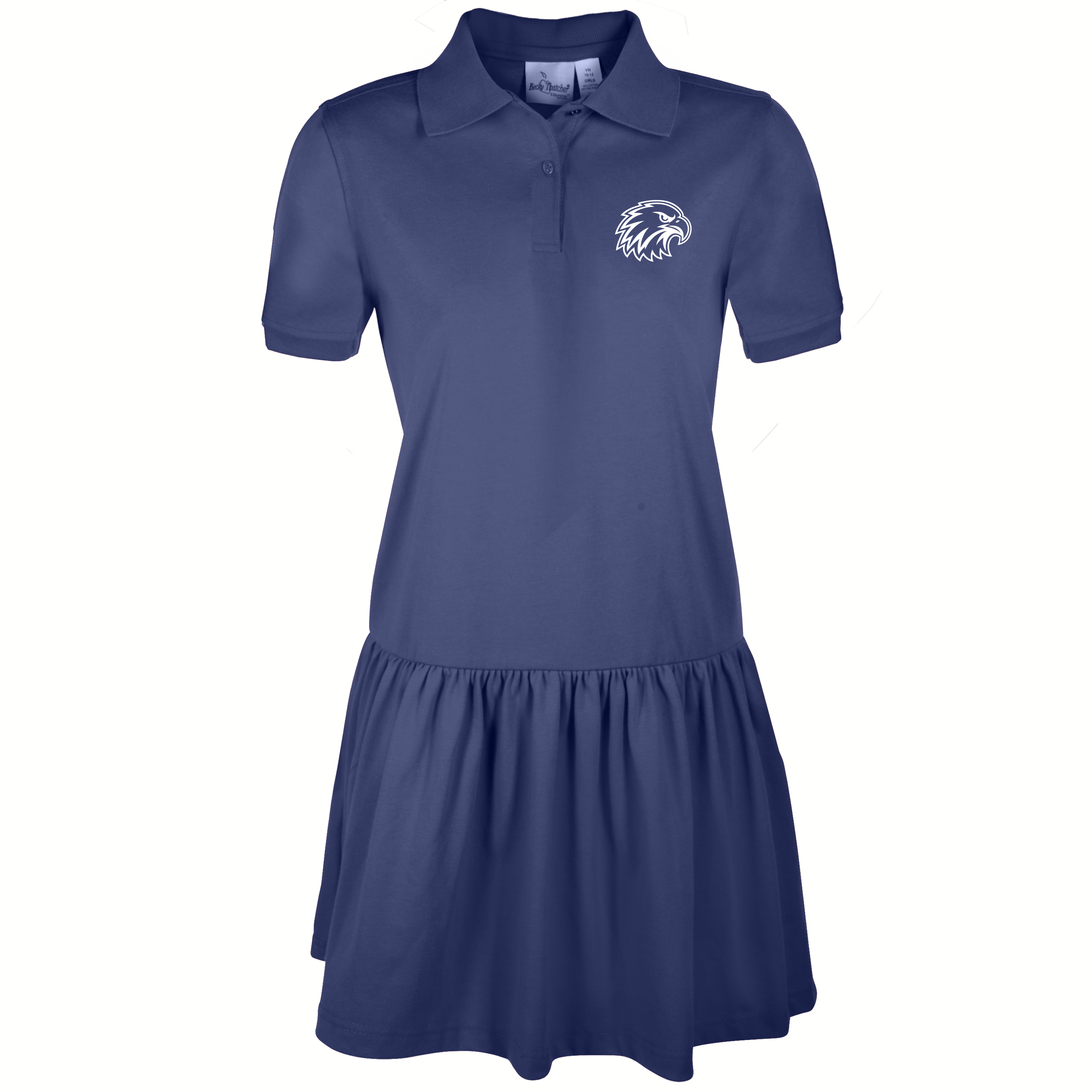 Navy Polo Dress with Logo